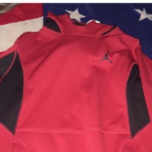 Michael Jordan sweatshirt.